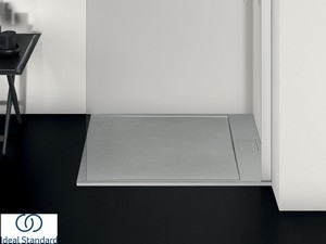 Receveur de douche Ideal Standard® ULTRAFLAT-S i.LIFE rectangulaire 100x80 cm résine gris