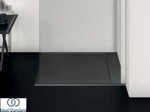 Duschwanne Ideal Standard® ULTRAFLAT-S i.LIFE Rechteckig 100x90 cm Schwarzes Harz