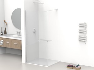 Duschablage Ares aus satiniertem Chrom