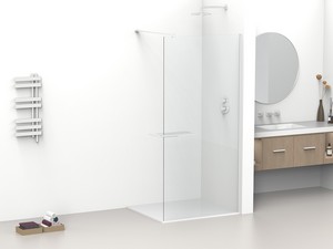 Duschablage Ares aus satiniertem Chrom