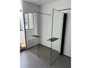 Duschablage Ares Walk In Schwarz matt