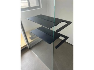 Duschablage Ares Walk In Schwarz matt