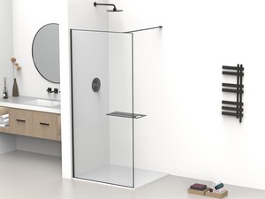 Duschablage Ares Walk In Schwarz matt