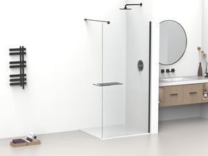 Duschablage Ares Walk In Schwarz matt