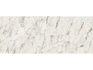 Carrelage Bianco Paros 60x120 grès cérame effet marbre blanc brillant