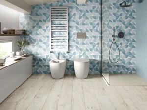 BOAT WHITE STRIPPED WOOD EFFECT PORCELAIN TILE 20X120