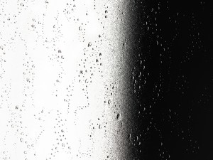 Duschschiebetür Skill reduzierbar 100-90 cm Acryl halbtransparent Nasseffekt Weiß Pastell