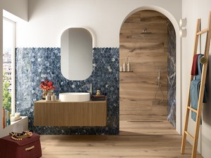 Brentwood Honey 24x149 cm Stoneware Tile Amber Oak Effect