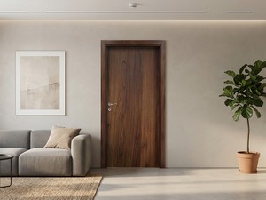 Building Hinged Door 80Xh210 cm Walnut Oak