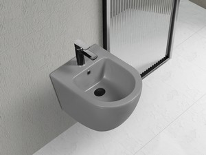 Bidet Sospeso Cardano 48,5x37 Grigio Opaco