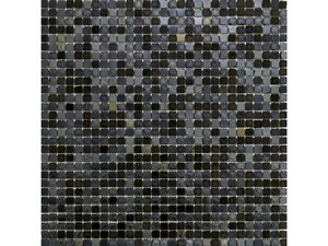 Glasmosaik Chester Black 31,8X31,8 Schwarz