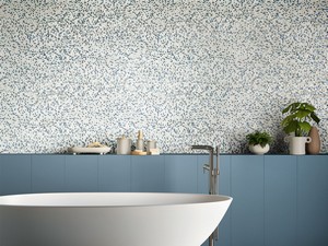 Glasmosaik Chester Blue 31,8x31,8 cm Hellblau
