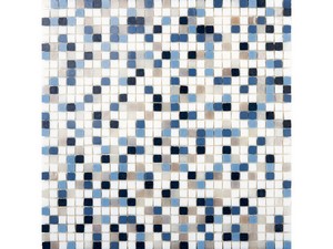 Glasmosaik Chester Blue 31,8x31,8 cm Hellblau