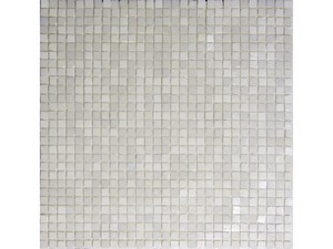 Glasmosaik Chester White 31,8X31,8 Weiss