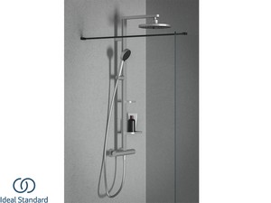 Duschgarnitur Ideal Standard® Alu+ Thermostat 2 Funktionen Matt Silver