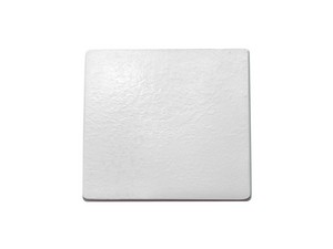 Quadratische Duschwanne Crypto 100x100 H2,5 cm aus weißem Harz