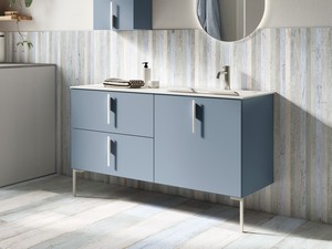 Okry Washbasin 130x50 cm Right-Hand Matt White