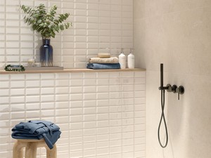 Carrelage Diamante Bone 7,5x15 métro ivoire