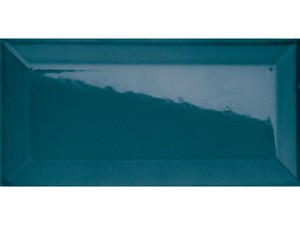 Carrelage Diamante Teal 7,5x15 métro bleu pétrole