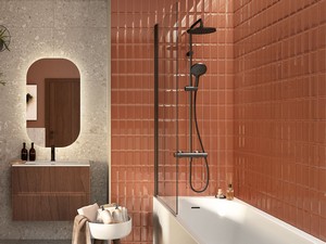 Carrelage Diamante Terracotta 7,5x15 métro terre cuite