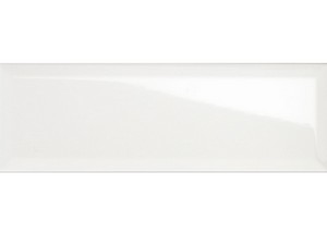 Fliese Diamante White 10x30 Weiß glänzend Diamanteffekt
