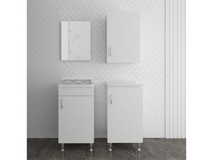 Meuble à poser Eco 45x50 en bois blanc