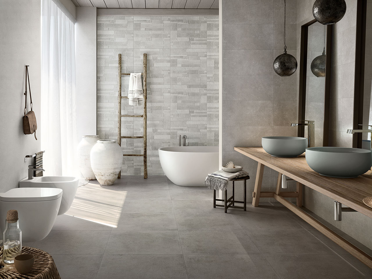 FLIESE EVER MURETTO ICE PEARL 30,8X61,5 FEINSTEINZEUG STEINOPTIK