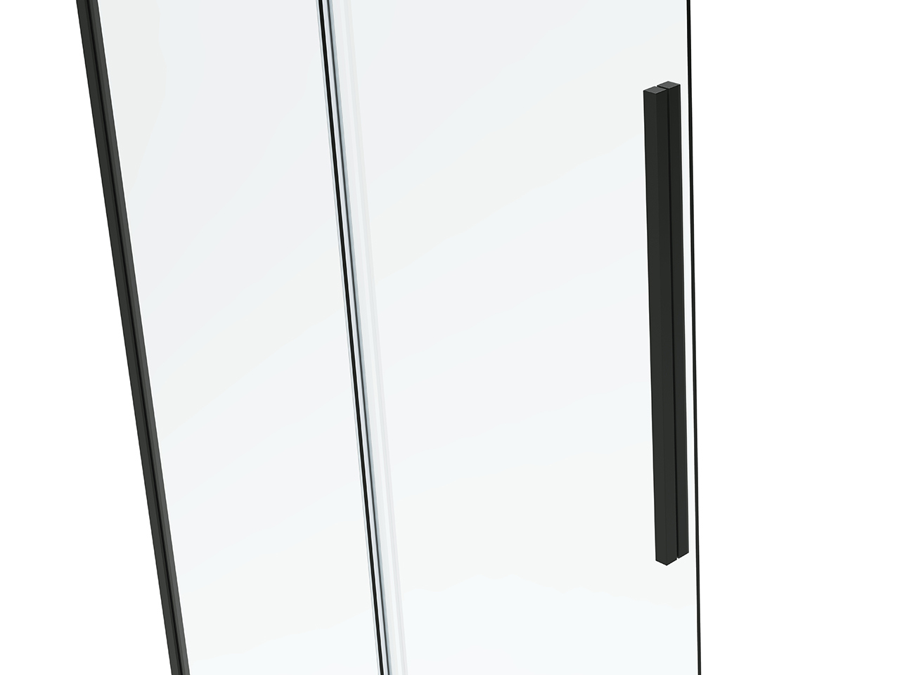 Cabine De Douche Angulaire Semi-circulaire Idralite Alabama – 90x90 H200 Cm – Verre Transparent
