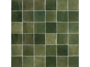 FEZ FOREST 10X10 ZELLIGE POLISHED DARK GREEN TILE