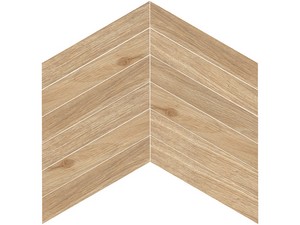 Finewood Chevron Honey 7.5x40.7 Stoneware Honey Oak Effect Tile