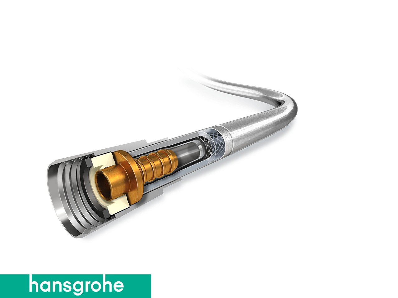 AquaCraft Brauseschlauch 175 Cm Matt Schwarz - 1/2 Zoll Universell