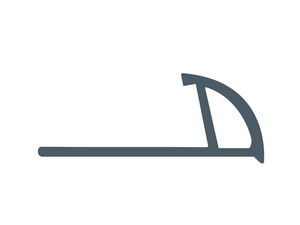 Profilé de finition d'angle Global Round PVC blanc 8mm 2,7m