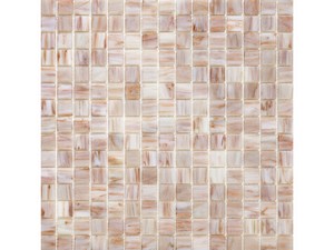 Mosaico Vetro Gold Bianco 32,5X32,5 Bianco/Rame