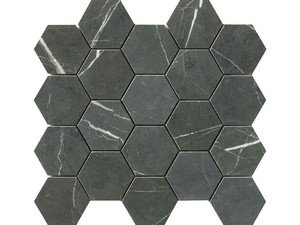Mosaik Greystone 29x27 Feinsteinzeug Marmoroptik