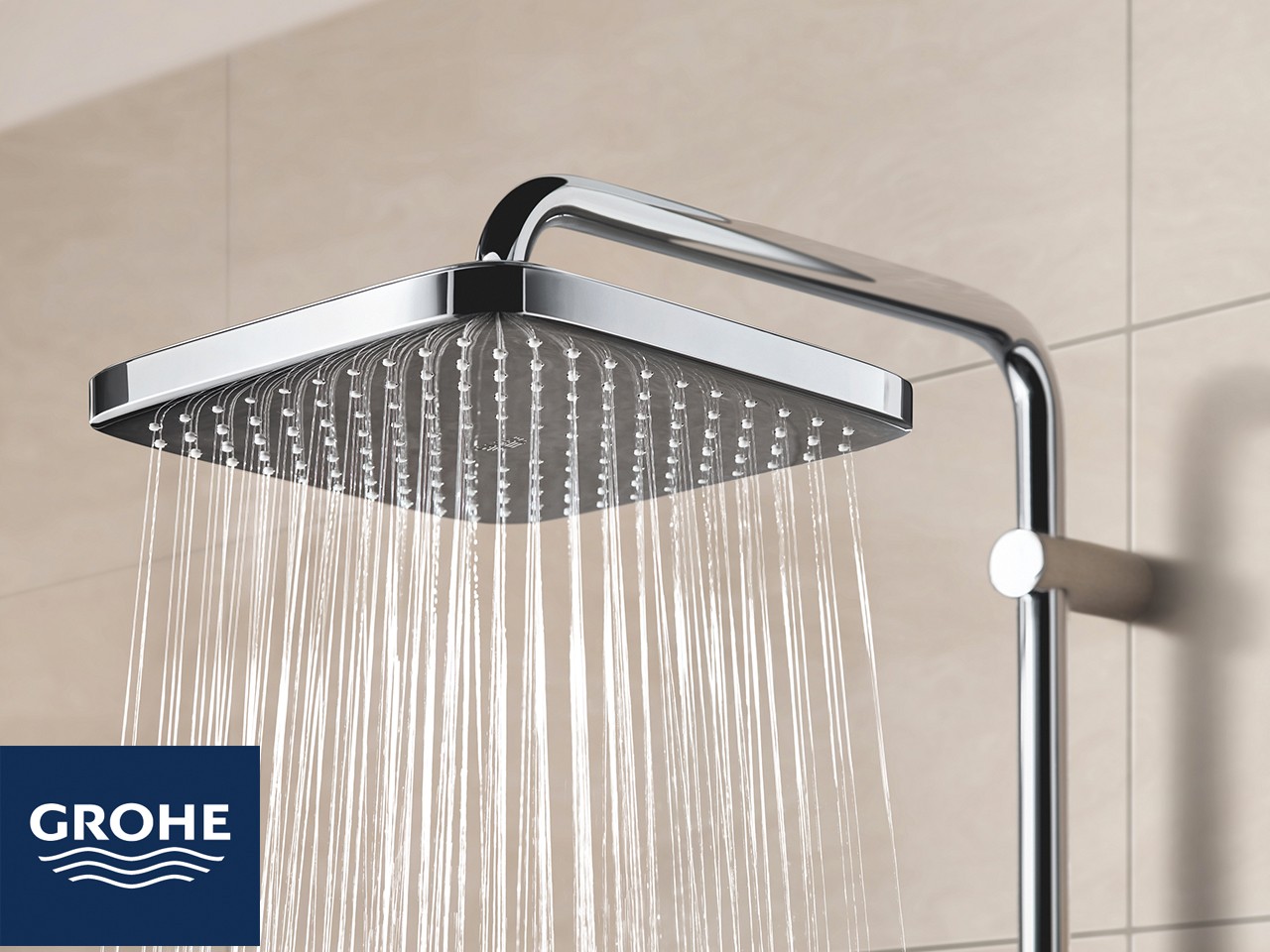 Colonna Doccia Grohe ® Vitalio Start 250 Cube Flex Iperceramica