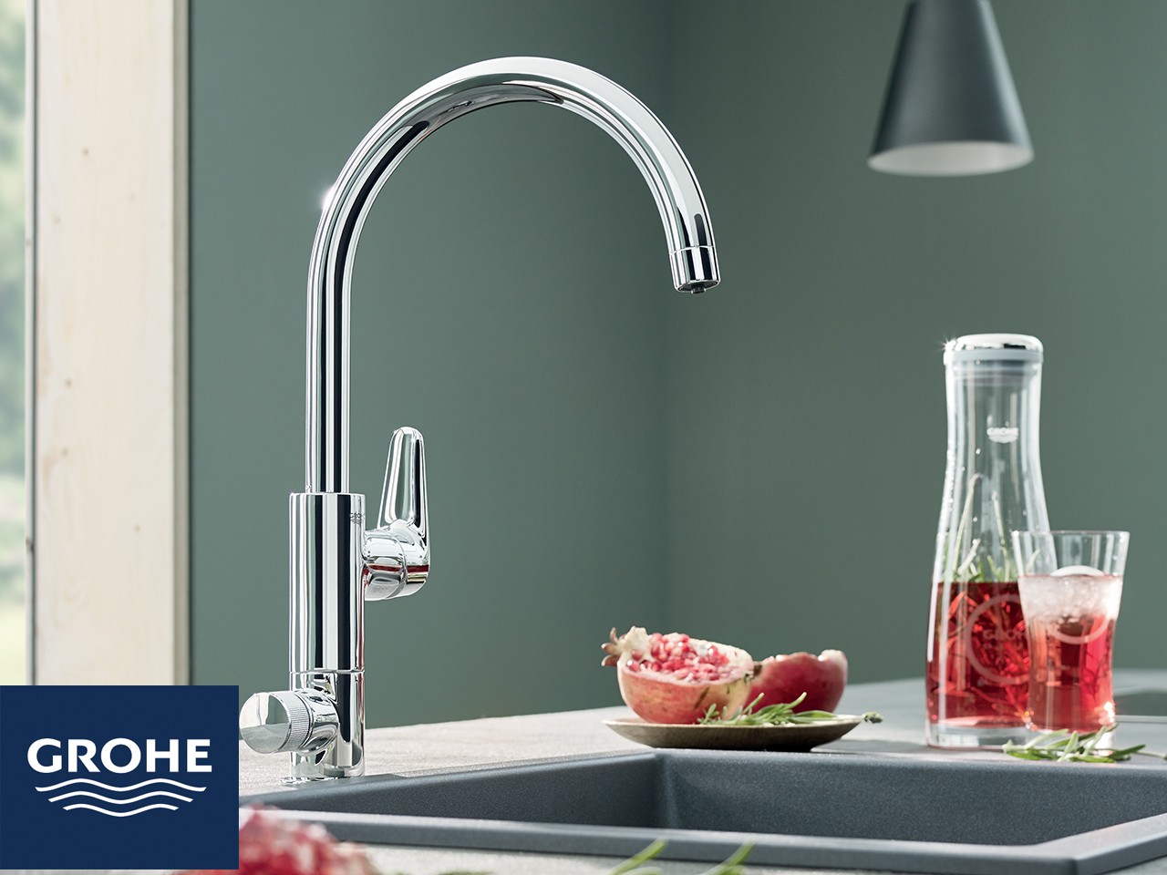 GROHE® BLUE PURE BAUCURVE KÜCHENARMATUR MIT FILTERFUNKTION - Iperceramica