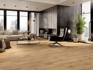Hamptons Cognac 24x120 Porcelain Tile - Stripped Oak Effect