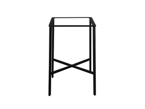 HEDERA freestanding cabinet with 52 cm ceramic sink and 82 cm matt black steel frame