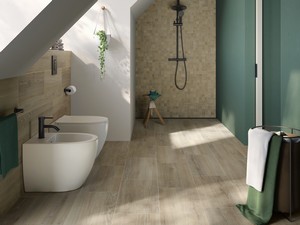 Mosaico Holiday Natural 31x31 Gres Effetto Rovere Naturale