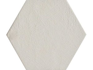 Carrelage grès cérame hexagonal Hopi 21x10,5x18,2 blanc craie