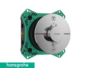 Mitigeur thermostatique douche à encastrer Hansgrohe® ShowerSelect Round 2 voies