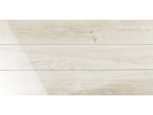 Fliese Infinity White 20X120 Feinsteinzeug Holzoptik Glänzend Poliert Weiss