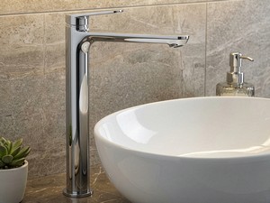 Jackson Tall Washbasin Mixer without Pop-up Waste Chrome