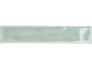 Wandfliese Jelly Aloe 5x25 Einbrand Grün glänzend