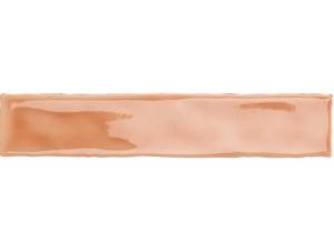 Wandfliese Jelly Apricot 5x25 Einbrand Terracotta Optik glänzend