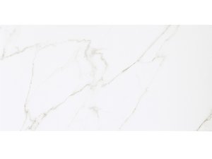 Carrelage Julia Calacatta 35x70 effet marbre blanc brillant