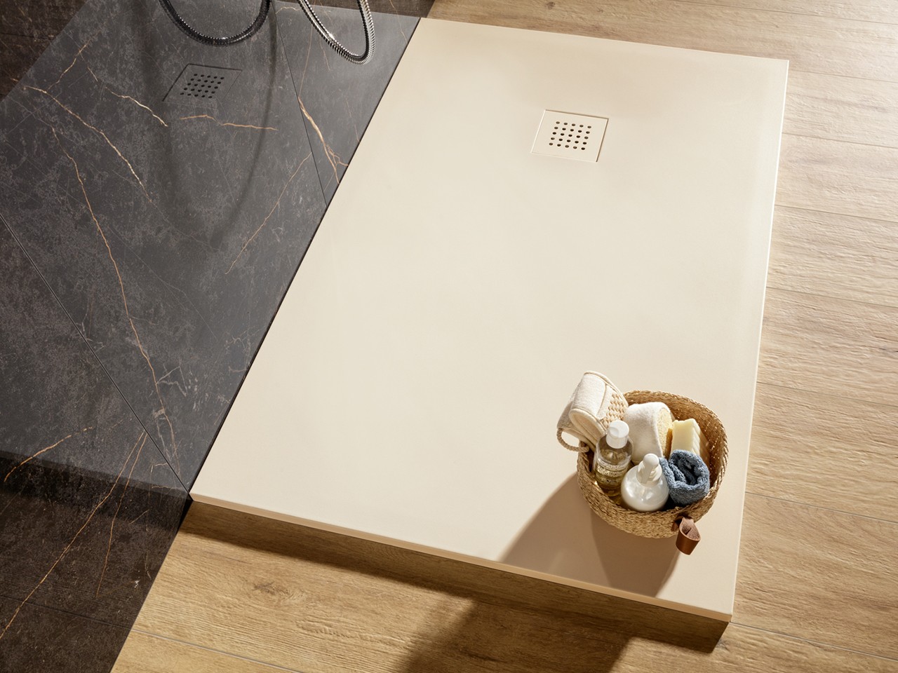 Kalahari Shower Tray 100X70 cm Ceramic Beige - Iperceramica-mt