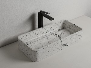 Vasque à poser Terrazzo 60x28xH12 cm