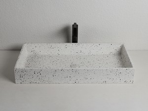 Vasque à poser Terrazzo 80x39xH12 cm