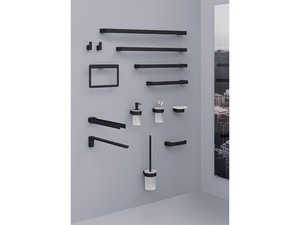 Dérouleur à papier Lily noir mat